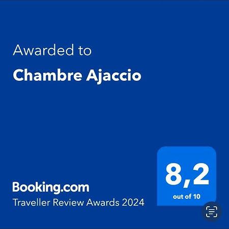 Apartament Chambre Ajaccio Ajaccio  Zewnętrze zdjęcie